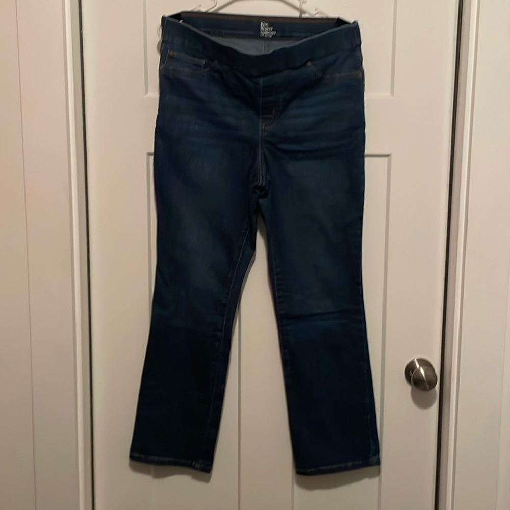 Km Rogers tummy control pull-on jeans